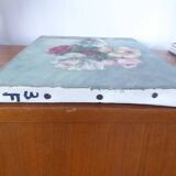 Painting oil on canvas bouquet of flowers signed b. rabel