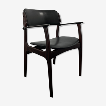 Rosewood armchair by Erik Buch for O.D. Møbler, 1960s