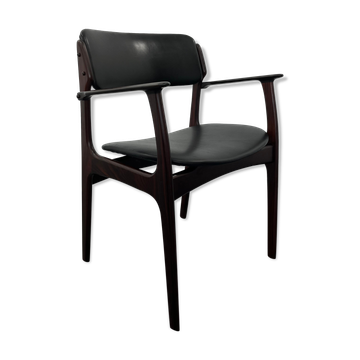 Rosewood armchair by Erik Buch for O.D. Møbler, 1960s