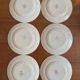 Set of 6 flat plates Longwy model Loridan – Antique earthenware from the late 19th to early 20th century.