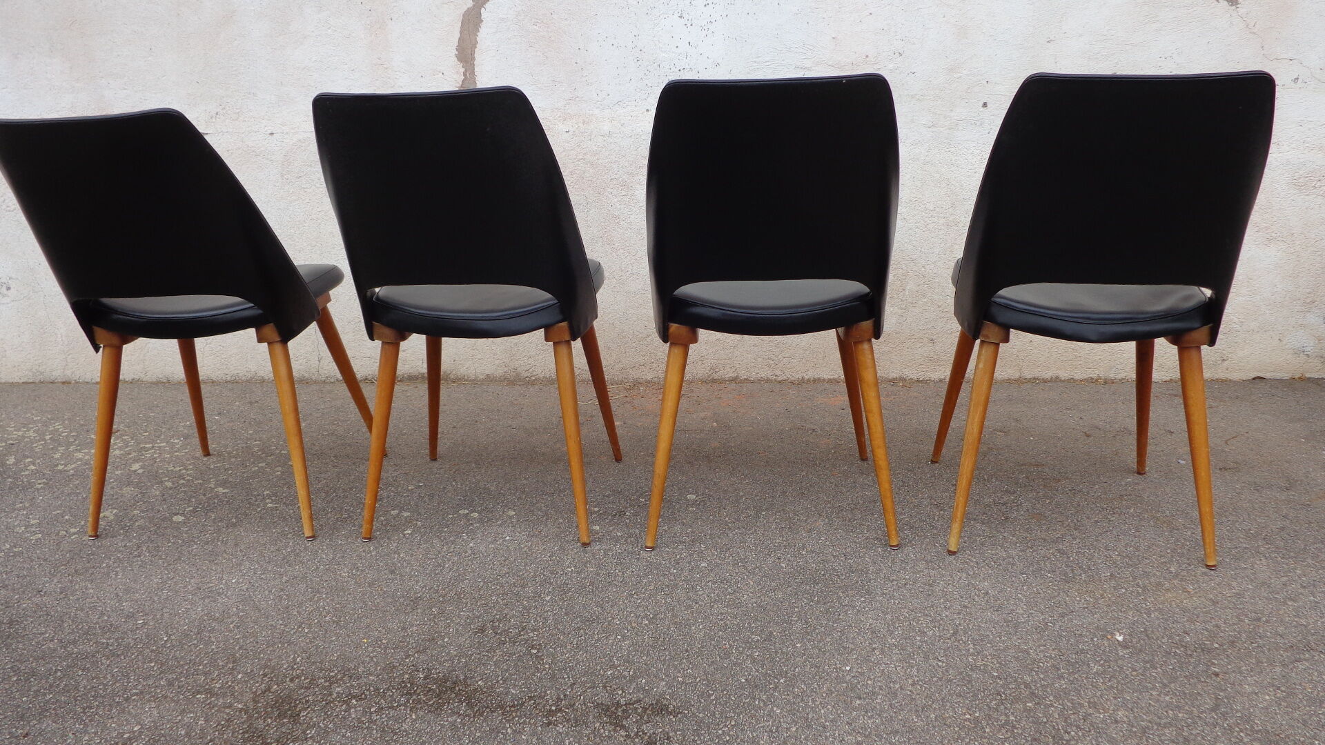 4 vintage chairs 60'