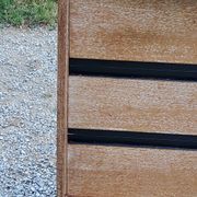 Vintage Gérard Guermonprez chest of drawers with 3 compass feet from the 50s