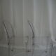 Pair of stackable chairs Victoria Ghost by Philippe Starck, Kartell
