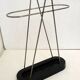 Modernist umbrella stand, Bauhaus style, in metal