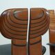 Afra & Tobia Scarpa ‘Africa’ Dining Chair – Walnut & Leather, 1975