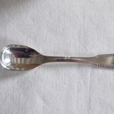 Cockerel + silver metal spoon