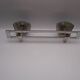 Vintage chrome metal coat rack
