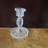 Glass candle holder