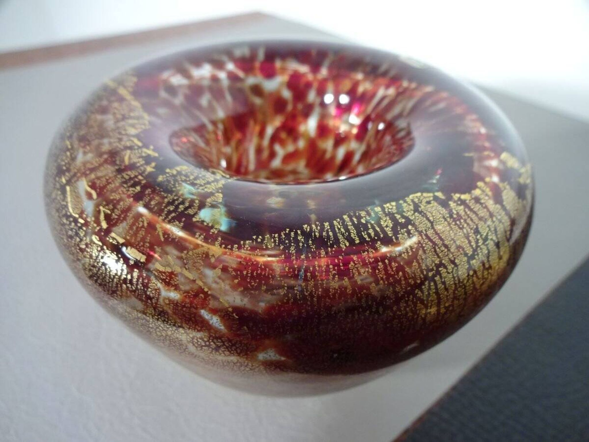 Maltese Glass Ashtrays from Mdina, 1960s, Set of 2