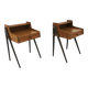 2 tables de chevets scandinaves en teck, Suède, 1960