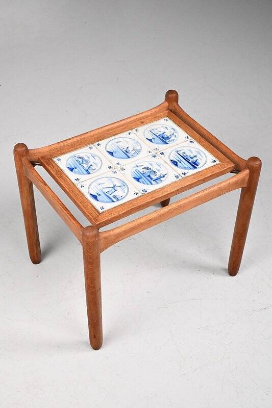 Table d'appoint en chêne vintage