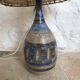 Ceramic lamp and wool