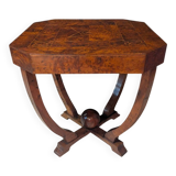 Art deco mahogany center table