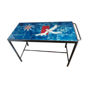 Table basse vintage signée