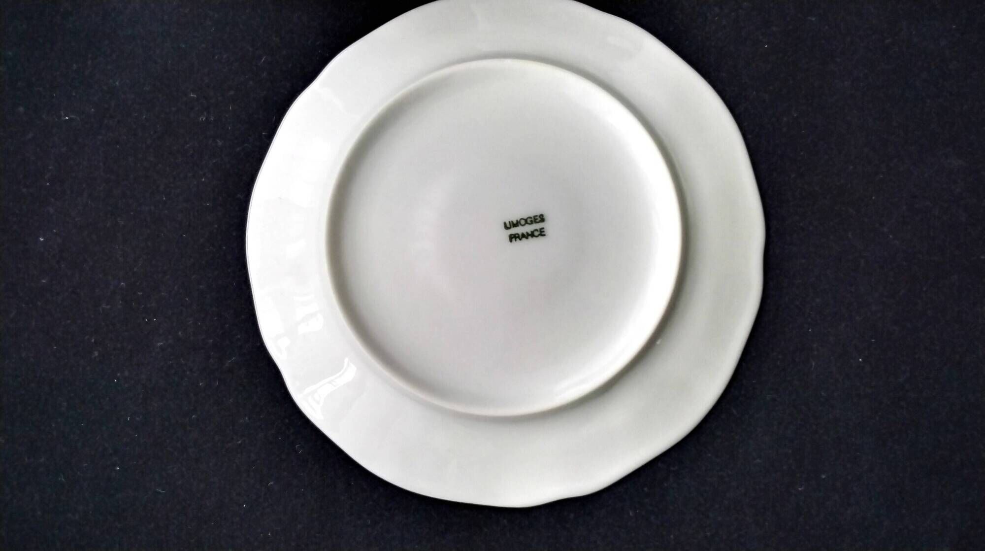 6 Limoges porcelain coffee cups