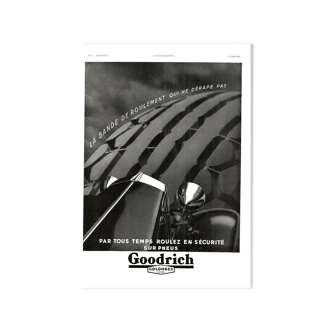 Goodrich 30s vintage poster