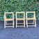 Ensemble de 3 chaises pliantes