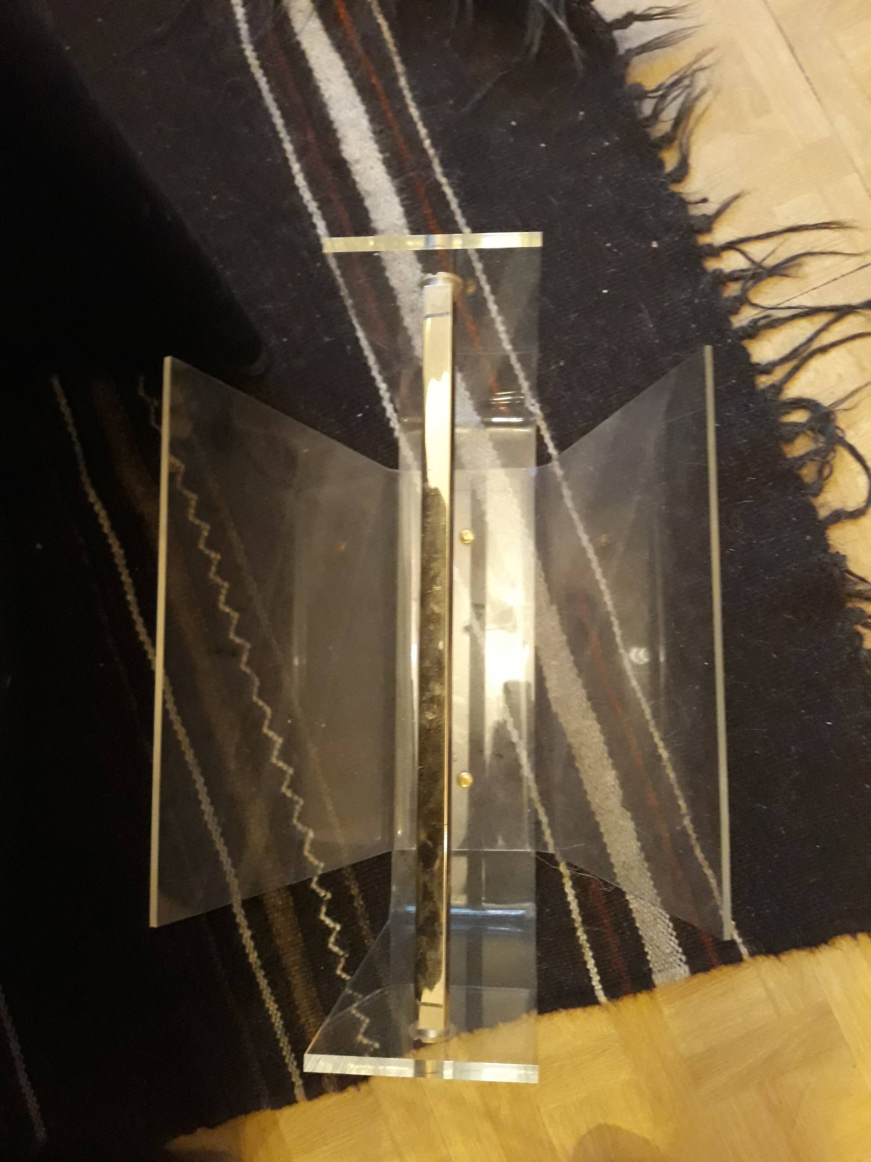 David Lange's Plexiglas Review Gate for Roche Bobois