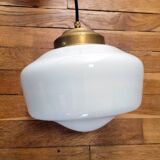 Harold opaline globe pendant light