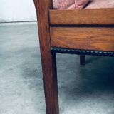 Dutch Art Deco Modernist Reclining Grand Armchair, Netherlands, 1920s