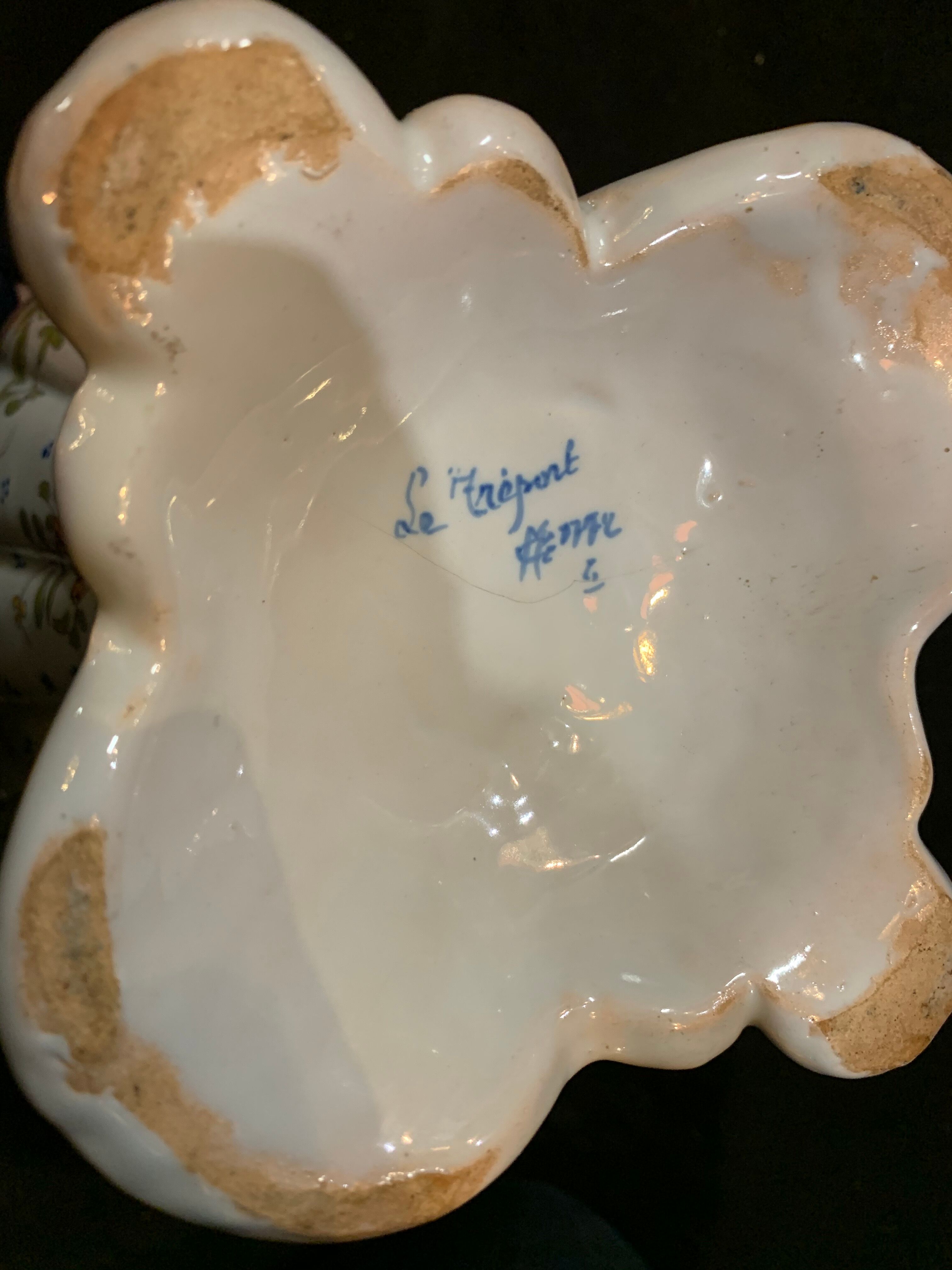 Vase stamped Le Treport