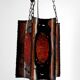 Suspension, Potiers d'Accolay, Patinated Copper and Fractal Resin, Circa 1970
