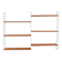 1960s Scandinavian Wall Shelving System in Fir