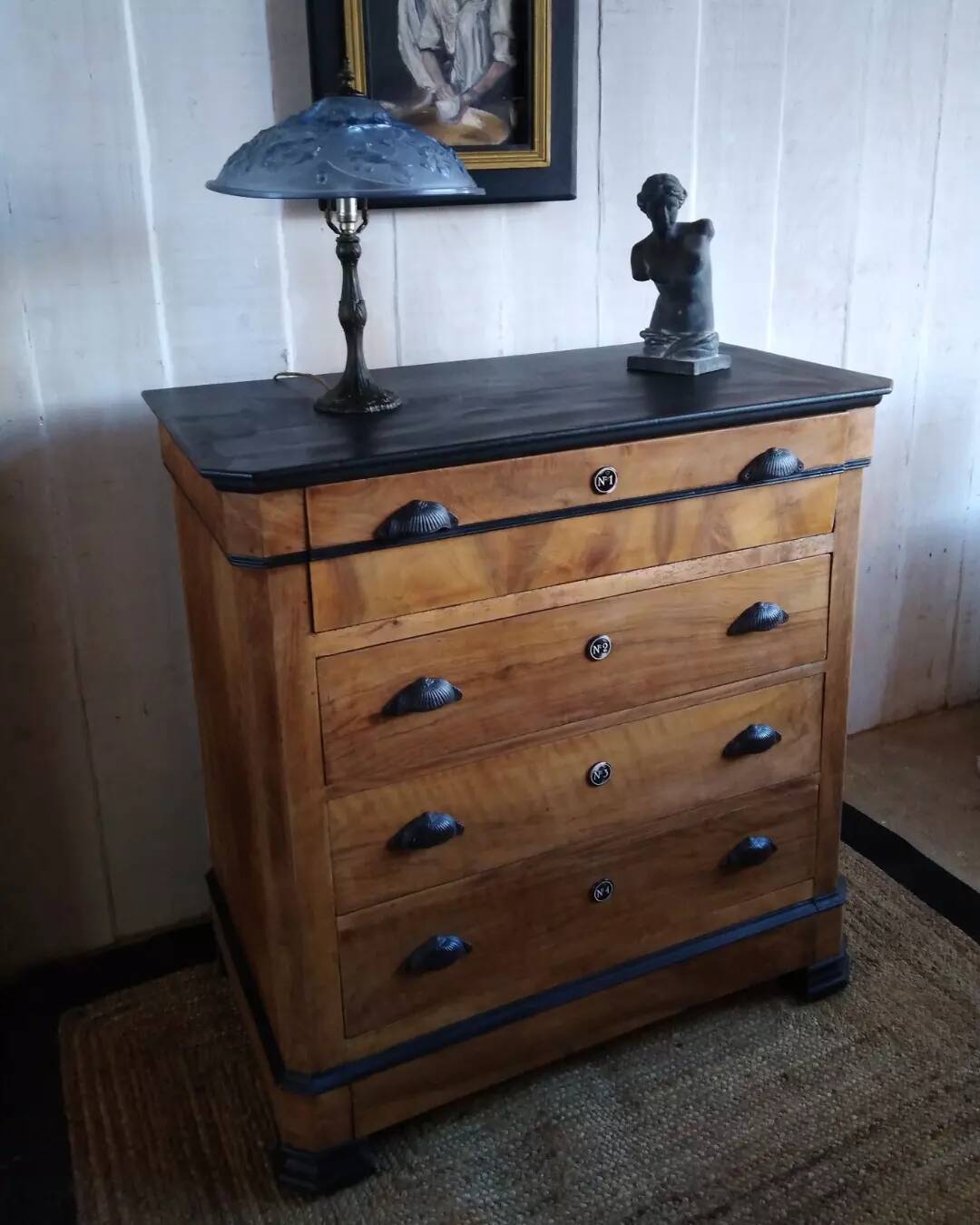 Louis Philippe secretary chest of drawers