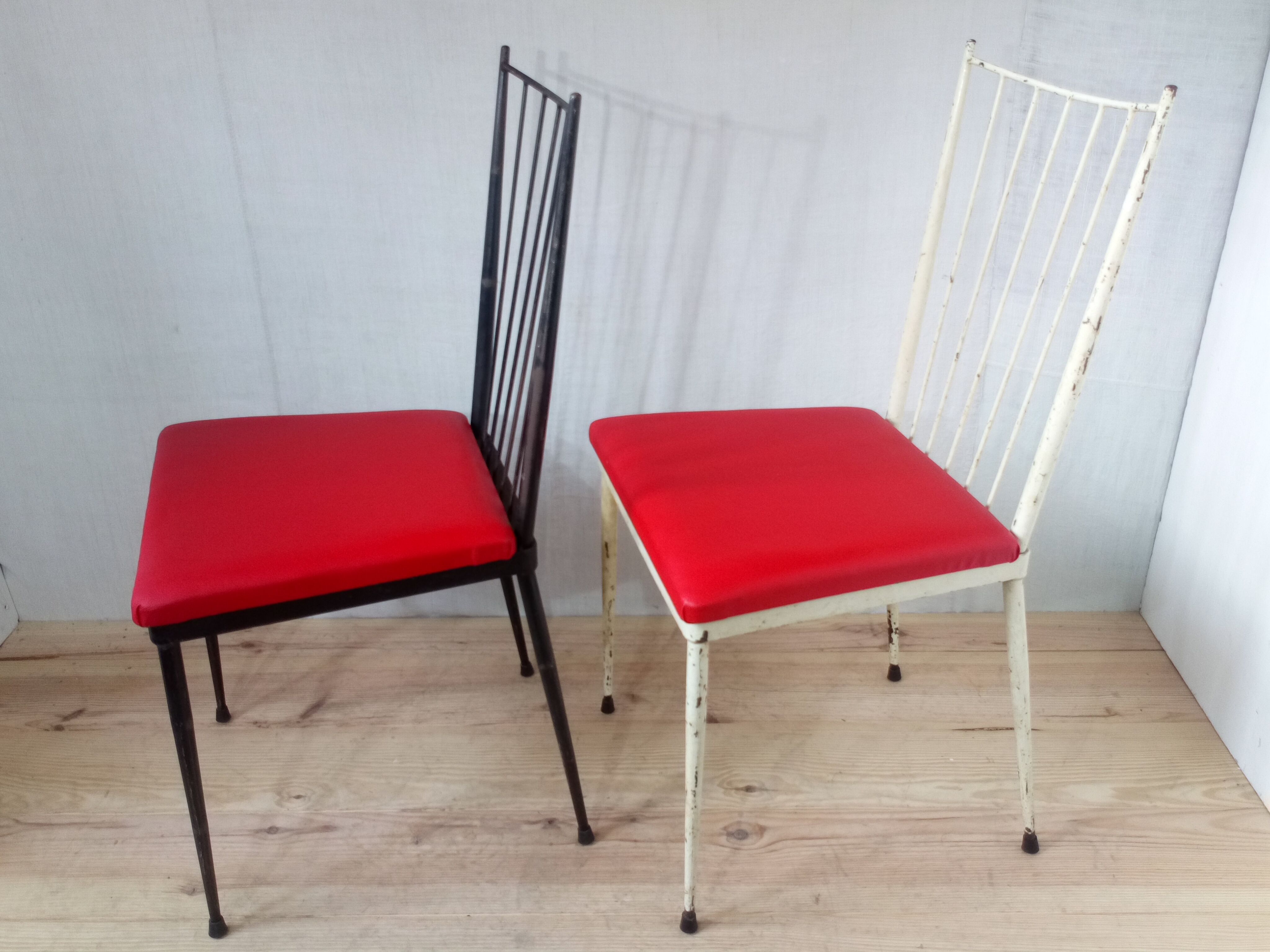 Paire de chaises de Colette Gueden 1950