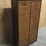 Furniture with double curtains
