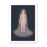 The Garland Woman, 13x18 cm, signed limited edition