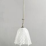 Paolo Venini. Mid-century ceiling lamp 'Fazzoletto', Murano glass, La Murrina, Italy, 1970s.