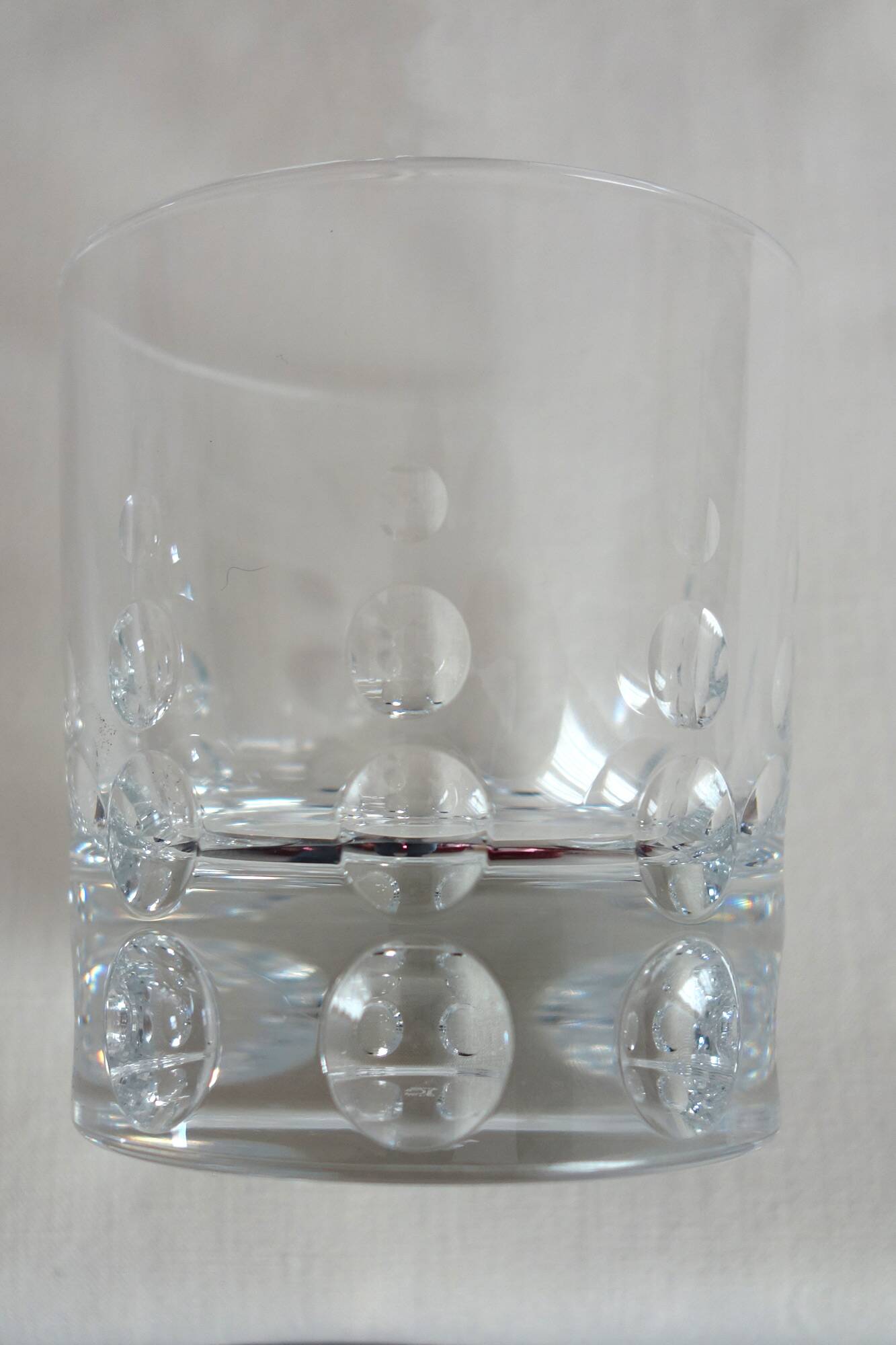 6 heavy crystal whisky glasses JG Durand
