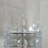 6 heavy crystal whisky glasses JG Durand