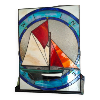 Stained glass window unique piece