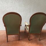 Lot de 2 fauteuils voltaire