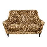 Canapé incurvé italien, années 1950