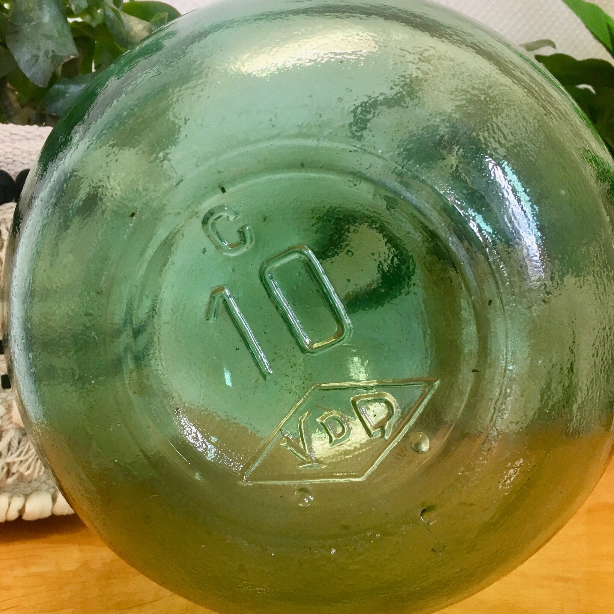 Demijohn Green Clair 10 L