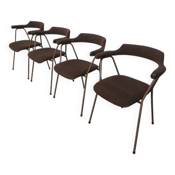 Mid-century modern dining armchairs - 70s niko kralj stol kamnik - set of 4