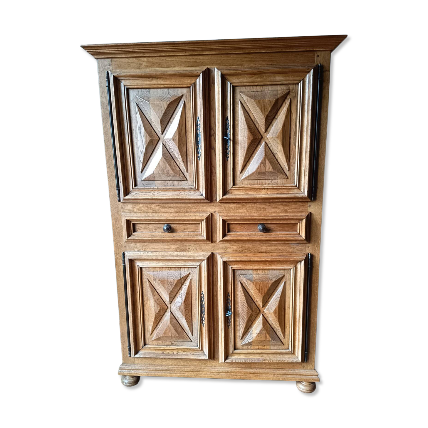 buffet sideboard light oak rustic style