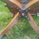 Fauteuil de bureau américain ancien vintage