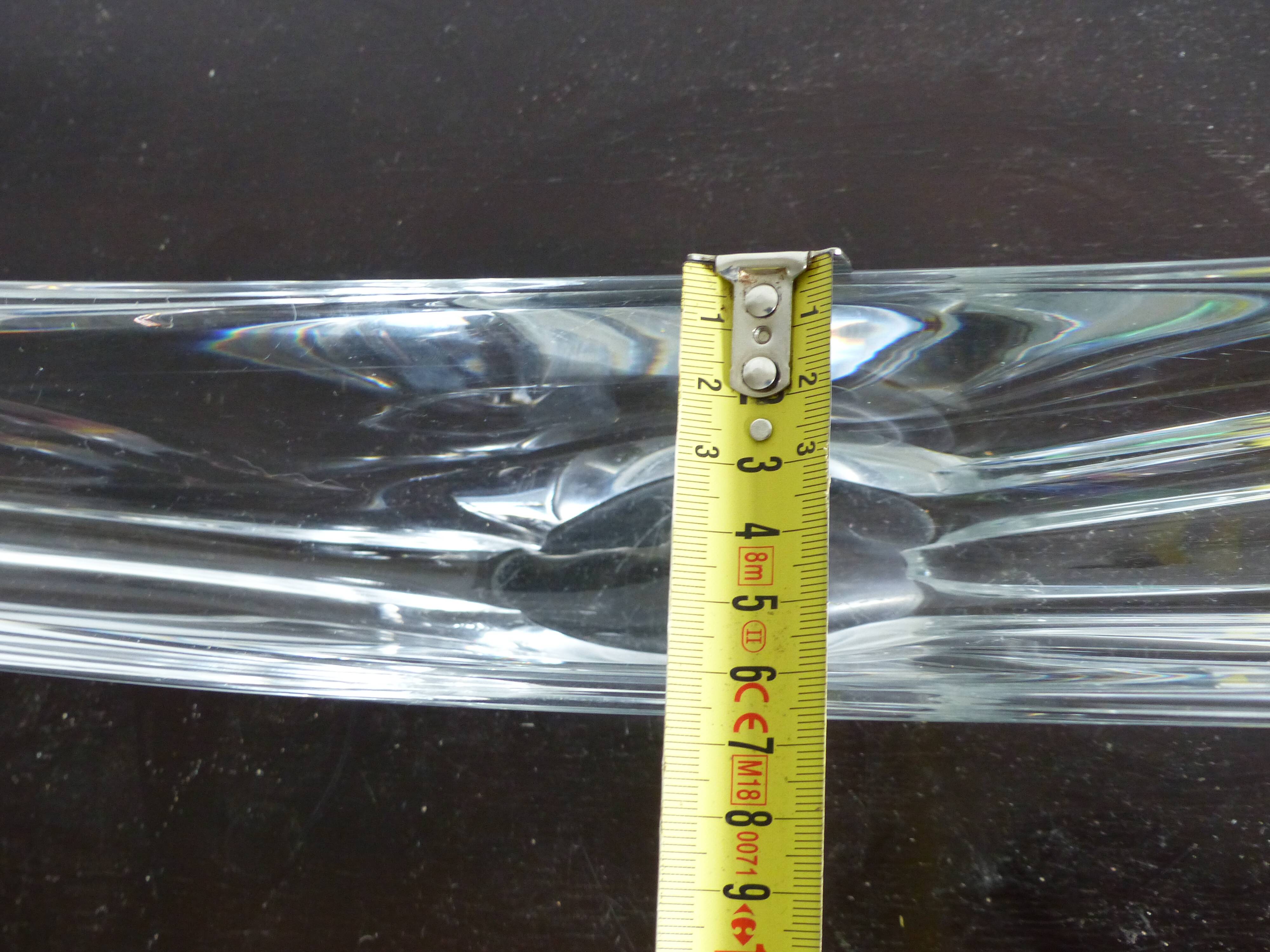 Cup, empty pocket, crystal, Daum France