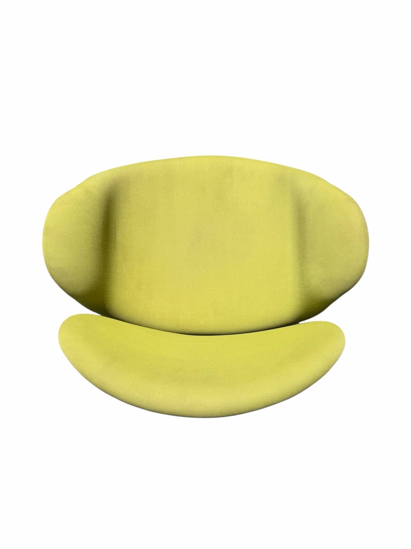 Little Tulip armchair by Pierre Paulin for Artifort in green fabric.
