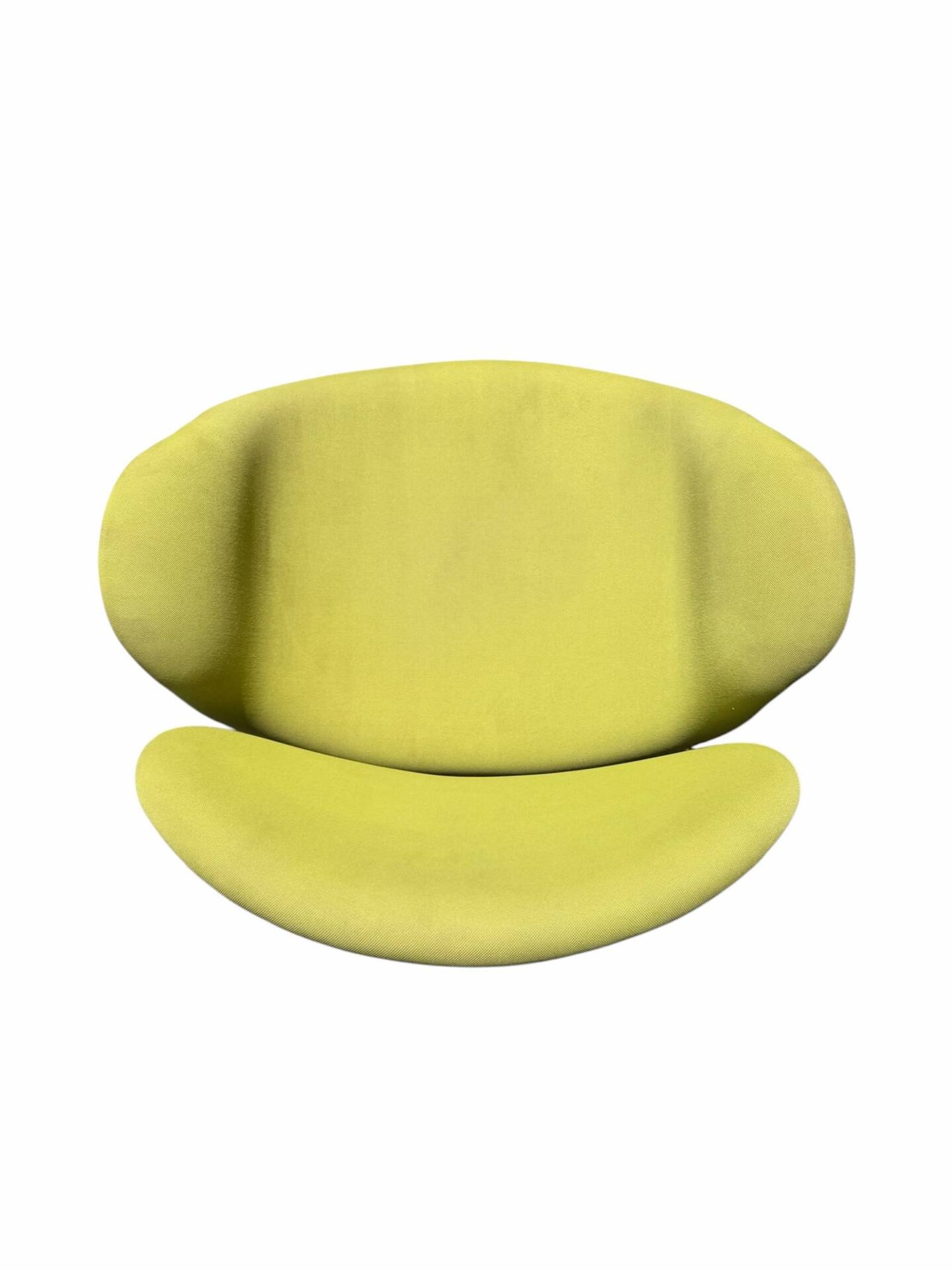 Little Tulip armchair by Pierre Paulin for Artifort in green fabric.