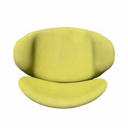 Little Tulip armchair by Pierre Paulin for Artifort in green fabric.