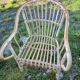 Rattan armchair