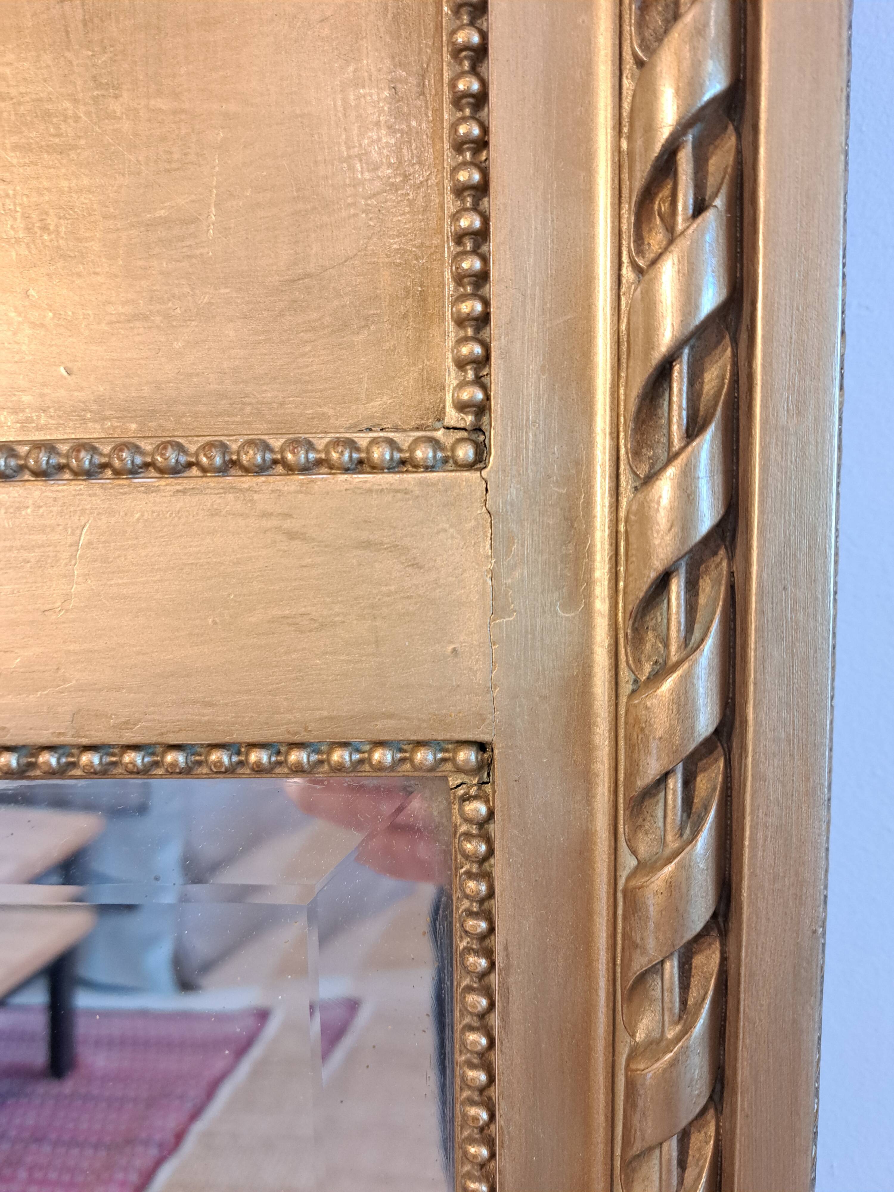 Trumeau mirror in Louis XVI style