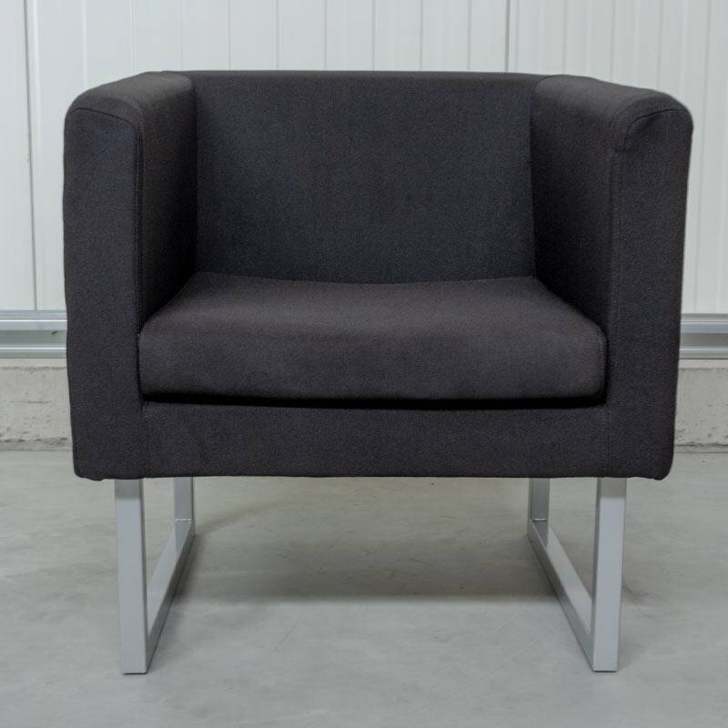 Punta Direction individual sofa from Sokoa in black fabric