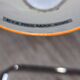 Orange metal lamp