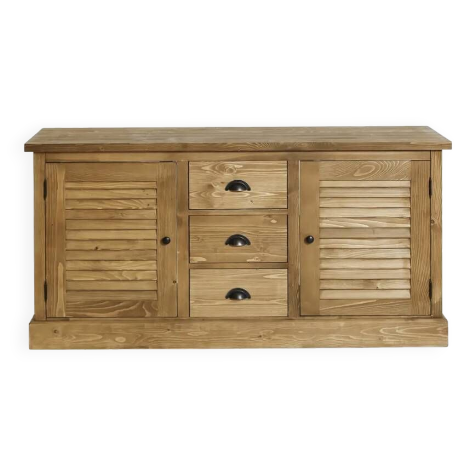 150cm solid pine vanity unit